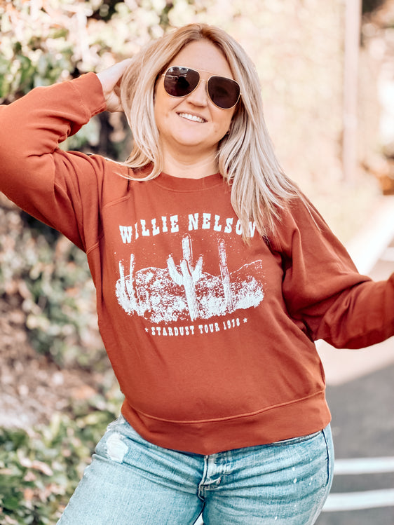 WILLIE NELSON STARDUST TOUR SWEATSHIRT