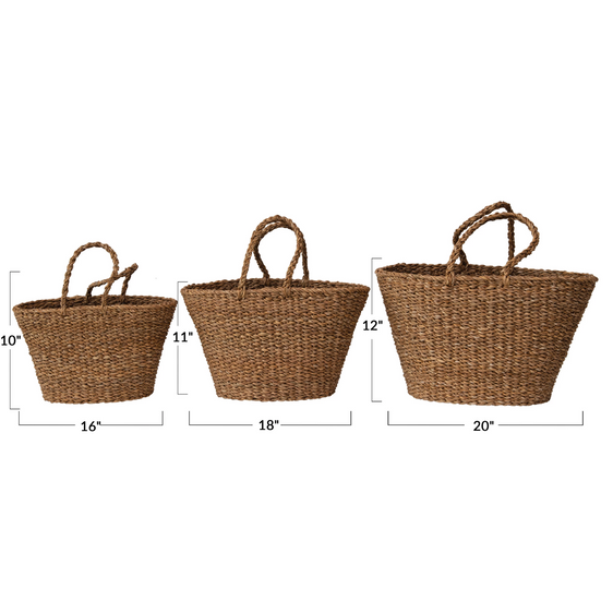 CARDIFF HAND WOVEN TOTE - Salt+Pine Shop