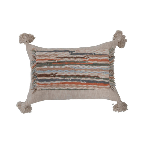 LUMBAR PILLOW W/ TASSLES